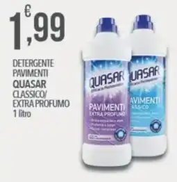 Iper Romagnolo Detergente pavimenti Quasar classico extra profumo offerta