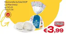 MAX Supermercati Mozzarella bufala DOP La Marchesa offerta