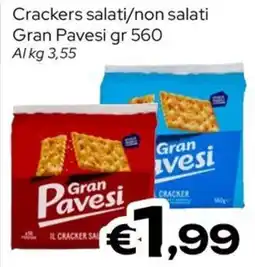 MAX Supermercati Crackers Gran Pavesi offerta