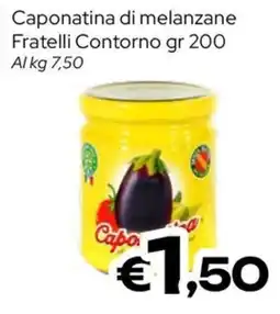 MAX Supermercati Caponatina di melanzane Fratelli Contorno offerta