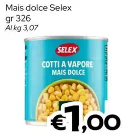 MAX Supermercati Mais dolce Selex offerta
