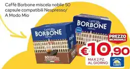 MAX Supermercati Caffè Borbone miscela nobile offerta