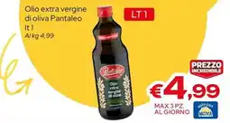 MAX Supermercati Olio extra vergine di oliva Pantaleo offerta
