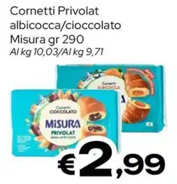 MAX Supermercati Cornetti Privolat albicocca/cioccolato offerta