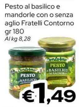 MAX Supermercati Pesto al basilico e mandorle Fratelli Contorno offerta