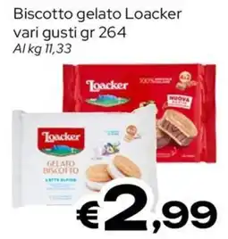 MAX Supermercati Biscotto gelato Loacker offerta