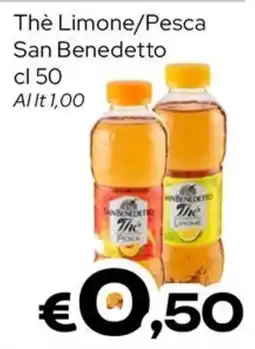 MAX Supermercati Thè Limone/Pesca San Benedetto offerta