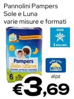 MAX Supermercati Pannolini Pampers Sole e Luna offerta
