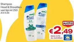MAX Supermercati Shampoo Head & Shoulders offerta
