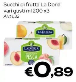 MAX Supermercati Succhi di frutta La Doria offerta