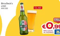 MAX Supermercati Birra Beck's offerta