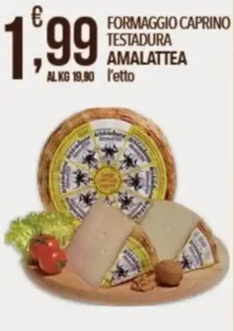 Formaggio caprino testadura amalattea