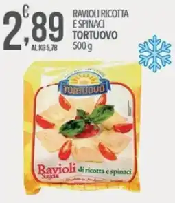 Iper Romagnolo Ravioli di ricotta e spinaci Tortuovo offerta