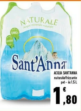 Conad City Acqua minerale naturale 1500 g(ml) offerta