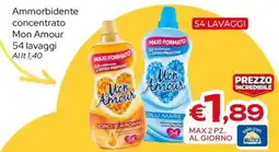 MAX Supermercati Ammorbidente concentrato Mon Amour offerta