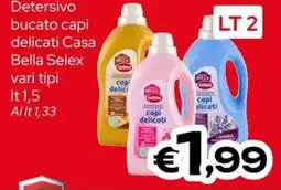 MAX Supermercati Detersivo bucato capi delicati Casa Bella Selex offerta