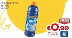 MAX Supermercati Rio Azzurro Wc offerta