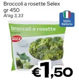 MAX Supermercati Broccoli a rosette Selex offerta