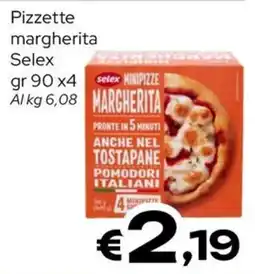 MAX Supermercati Pizzette margherita Selex offerta
