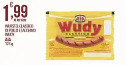 Iper Romagnolo Wurstel classico di pollo e tacchino Wudy offerta