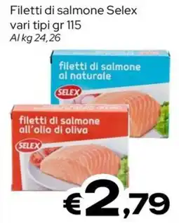 MAX Supermercati Filetti di salmone Selex offerta