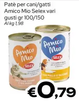 MAX Supermercati Patè per cani/gatti Amico Mio Selex offerta