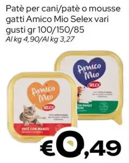 MAX Supermercati Paté per cani/gatti Amico Mio Selex offerta