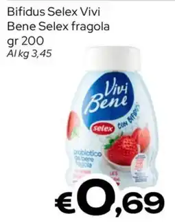 MAX Supermercati Bifidus Selex Vivi Bene Selex fragola offerta