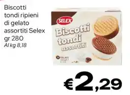 MAX Supermercati Biscotti tondi assortiti Selex offerta