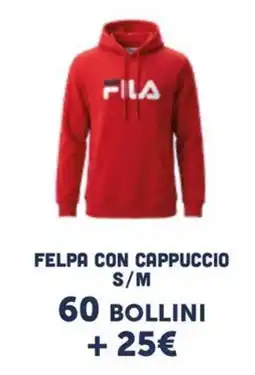 MAX Supermercati Felpa con cappuccio Fila offerta
