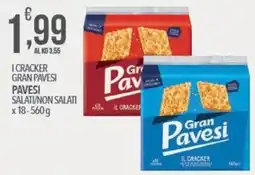 Iper Romagnolo I cracker gran pavesi pavesi salati/non salati offerta