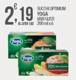 Iper Romagnolo Succhi Optimum Yoga offerta