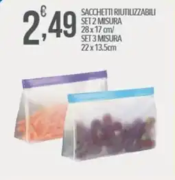 Iper Romagnolo Sacchetti riutilizzabili offerta