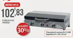 Iper Romagnolo Plancha a gas portatile offerta