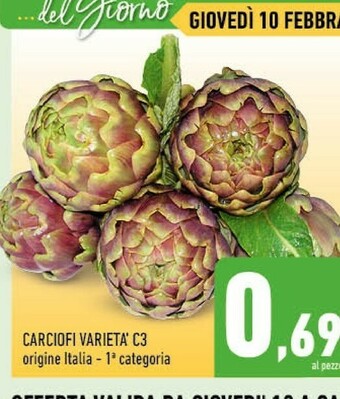 Conad Carciofi varieta c3 offerta