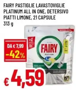 Famila Fairy pastiglie lavastoviglie platinum all in one offerta