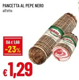 Famila Pancetta al pepe nero Finotti offerta