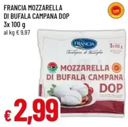 Famila Francia Mozzarella di Bufala Campana DOP offerta