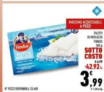 Conad Filetti di merluzzo offerta