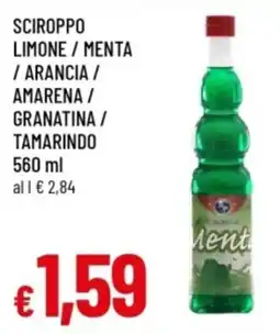 Famila Sciroppo menta offerta