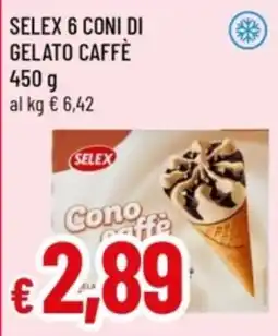 Famila Selex 6 coni di gelato caffè offerta