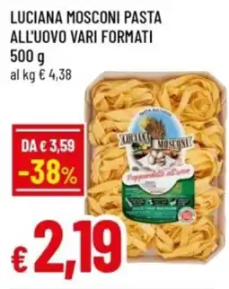 Famila Luciana Mosconi pasta all'uovo offerta
