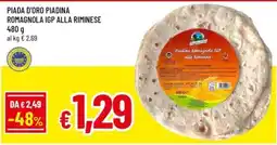 Famila Piadina Romagnola IGP alla Riminese offerta