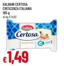 Famila Galbani Certosa Crescenza Italiana offerta