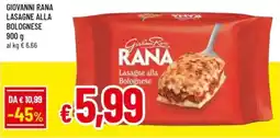 Famila Lasagne alla Bolognese Rana offerta