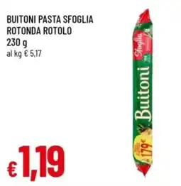 Famila Buitoni pasta sfoglia rotonda rotolo offerta