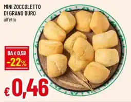 Famila Mini zoccoletto di grano duro offerta