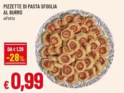Famila Pizzette di pasta sfoglia al burro offerta