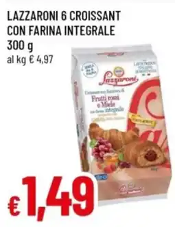 Famila Lazzaroni 6 croissant con farina integrale offerta