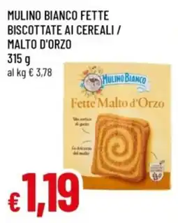 Famila Mulino Bianco Fette Biscottate Al Cereali/Malto D'orzo offerta